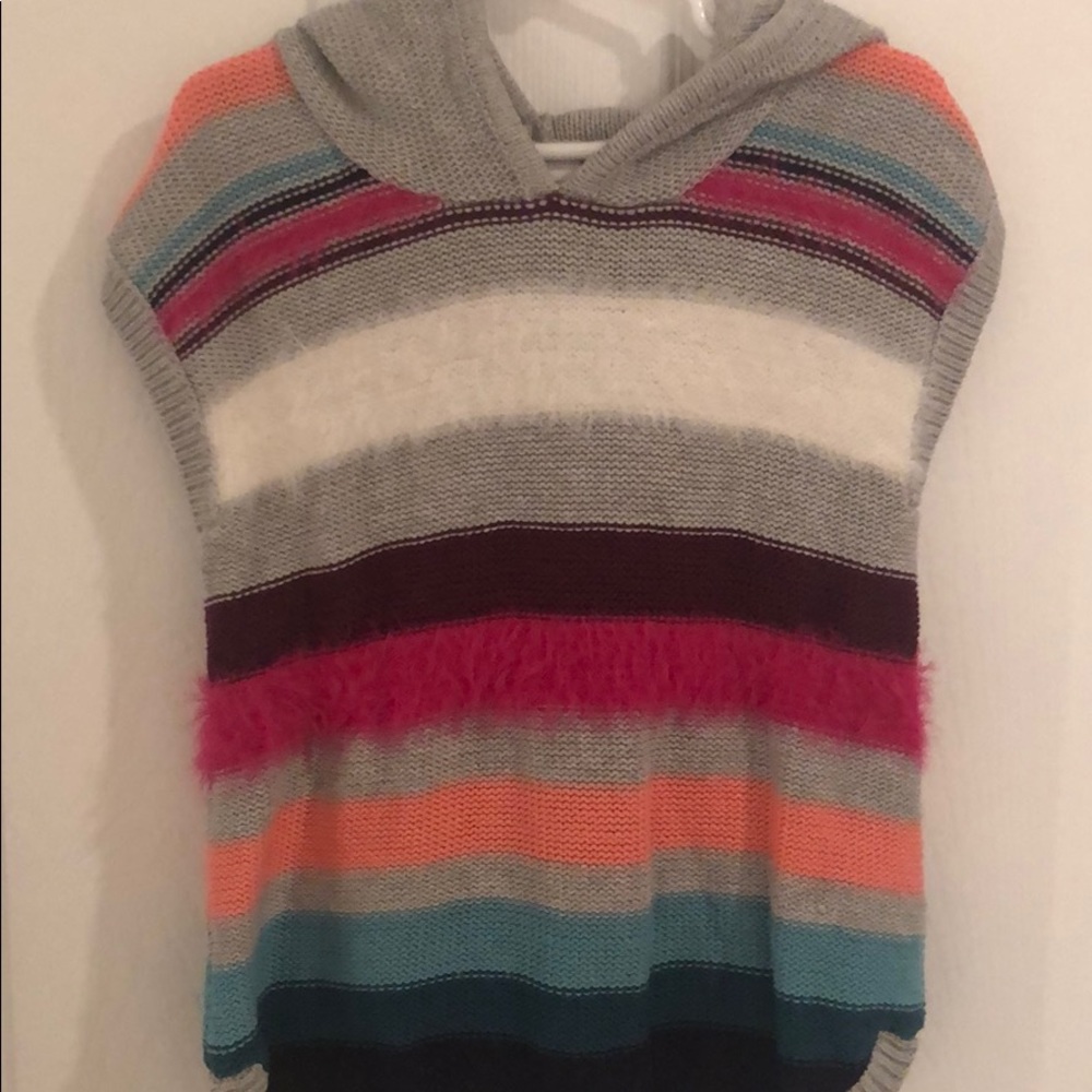 Toddler hooded poncho